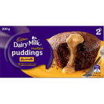 Cadbury Dairy Milk Caramello Molten Puddings 2ea