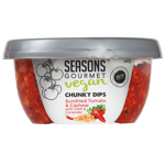 Seasons Sundried Tomato & Cashew with Chilli & Coriander Chunky Dip 140g