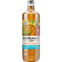 BAKER Halls & Co Orange & Barley Low Calorie Fruit Syrup 700ml