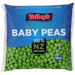 Talley's Tender And Sweet Baby Peas 1kg