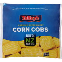 Talley's Premium Supersweet Corn Cobs 1kg