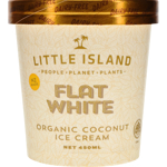 Little Island Coconut Creamery Flat White Organic Coconut Ice Cream 450ml