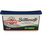Mainland Buttersoft Salted Reduced Spreadable Butter 375g