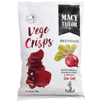Macy And Taylor Beetroot Sea Salt Vege Crisps 90g