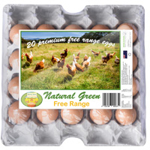 Natural Green Eggs 20pk Free Range tray 20pk