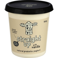 The Collective Straight Up Probiotic Yoghurt Tub Vanilla Package type