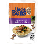 Uncle Bens Microwave Rice Roasted Garlic Package type