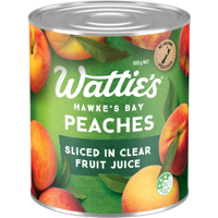 Wattie's Peaches Sliced In Juice 820g