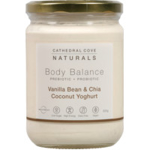 Cathedral Cove Body Balance Coconut Yoghurt Vanilla Bean & Chia jar 500g