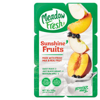 Meadow Fresh Yoghurt 6pk Sunshine Fruits 750g