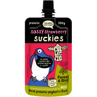 The Collective Suckies Yoghurt Pouch Sassy Strawberry 100g