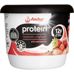 Anchor Protein Plus Yoghurt Single Strawberry 180g