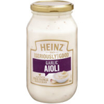 Heinz Seriously Good Aioli Garlic jar 460g