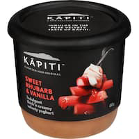 Kapiti Yoghurt Tub Rhubarb & Vanilla