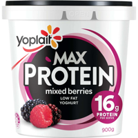 Yoplait Max Protein Yoghurt Tub Mixede Berries 900g