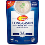 SunRice 90 Seconds Long Grain White Rice 250g