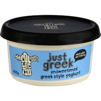 The Collective Greek Probiotic Yoghurt Tub Unsweetened 400g