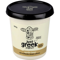 The Collective Greek Probiotic Yoghurt Tub Vanilla Bean 900g