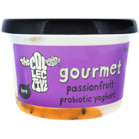 The Collective Gourmet Probiotic Yoghurt Tub Passionfruit 500g