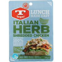 Tegel Chicken Shredded Italian Herb