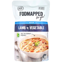 Fodmapped Pouch Soup Lamb & Vegetable Gluten Free 500g