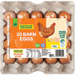 Countdown Eggs 20pk Barn Mixed Grade wrapped tray