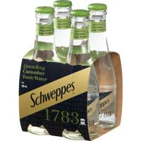 Schweppes 1783 Mixers Cucumber Tonic Water Package type