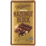 Whittakers Chocolate Block 33% Cocoa Hazelnut 250g