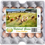 Natural Green Eggs 20pk Free Range