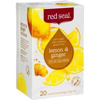 Red Seal Fruit Tea Lemon & Ginger Hot And Cold Brew