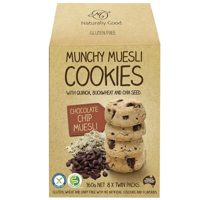 Munchy Muesli Cookies Chocolate Chip 160g