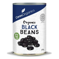 Ceres Organics Black Beans Can 400g