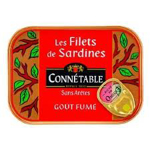Connetable Sardine Fillets in Sunflower Oil Smoked 100g