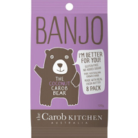 Banjo Carob Coconut Bear 8pk Bag 120g