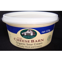 The Cheese Barn Organic Sour Cream 220ml