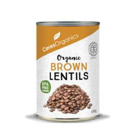 Ceres Organic Brown Lentils Can 425g
