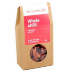 Trade Aid Organic Whole Red Chilli 20g