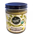 Natural Value Mustard Stoneground 255g