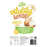 The Vegery Vitality Wraps Cheesy Onion 4 Pack