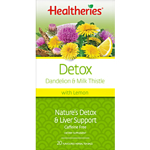 Healtheries Herbal Tea Bags Detox 20 Pack