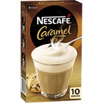 Nescafe Cafe Menu Caramel Latte 10 Pack