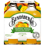 Bundaberg Sparkling Drink Tropical Mango 4 Pack