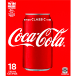 Coca Cola Soft Drink 330ml 18 Pack