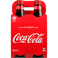 Coca Cola Bottles 330ml 4 Pack