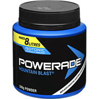Powerade Isotonic Powder Mountain Blast 500g