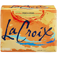 LA CROIX Flavoured Sparkling Water Peach-Pear 12 Pack