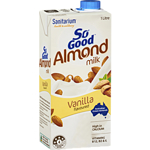 Sanitarium So Good UHT Almond Milk Vanilla Flavoured 1L