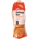 Homebrand Buns Hamburger 6 Pack