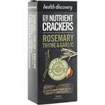 Health Discovery Superfood Nutrient Cracker Crackers Rosemary Thyme & Garlic 150g