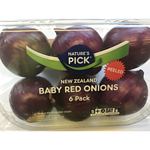 Fresh Onions Baby Red 6 Pack